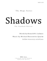 Shadows SATB choral sheet music cover